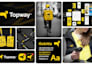 design business logo, brand guidelines with full branding kit